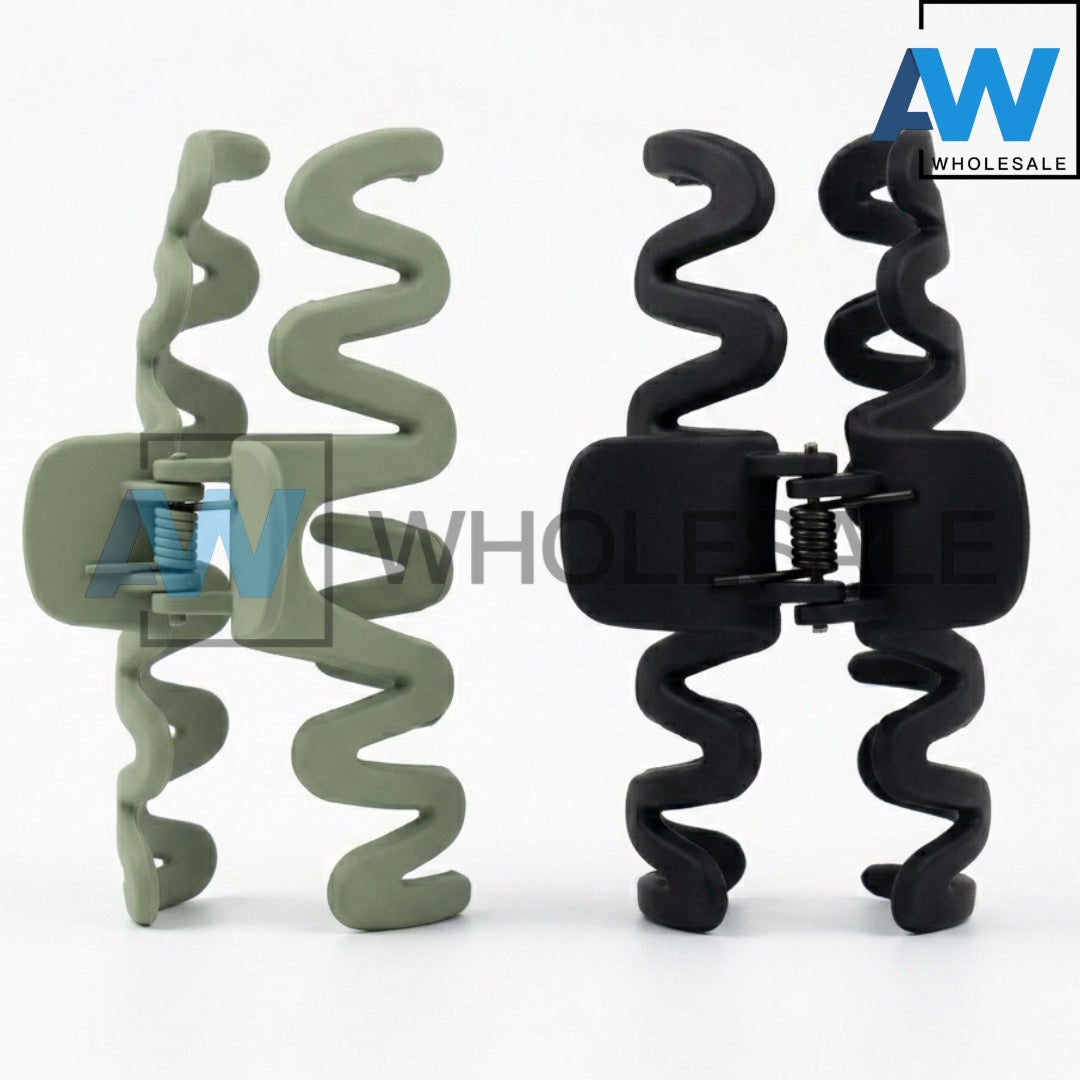 AB-1392 (12 pcs) Matte 13 cm Hair Clamps