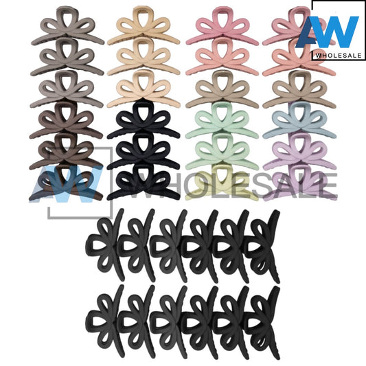 AB-1393 (12 pcs) Matte 13 cm Hair Clamps