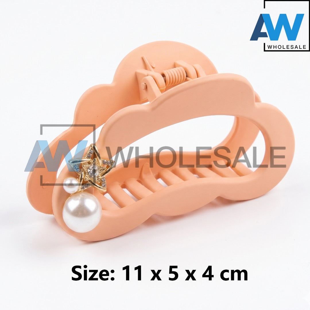 AB-1395 (12 pcs) Matte 11 cm Hair Clamps