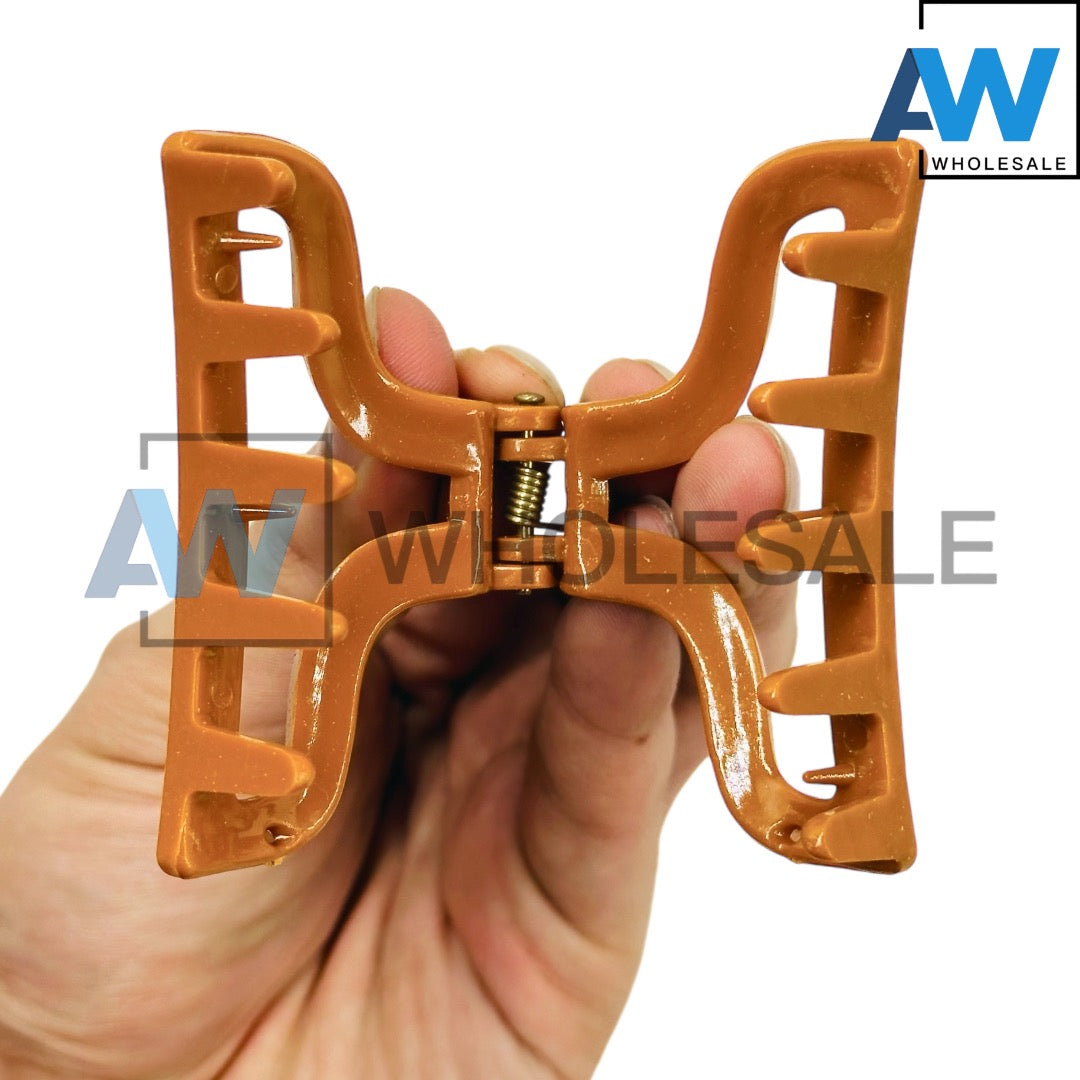 AB-284 (12 pcs) Glossy 6 cm Hair Clamps