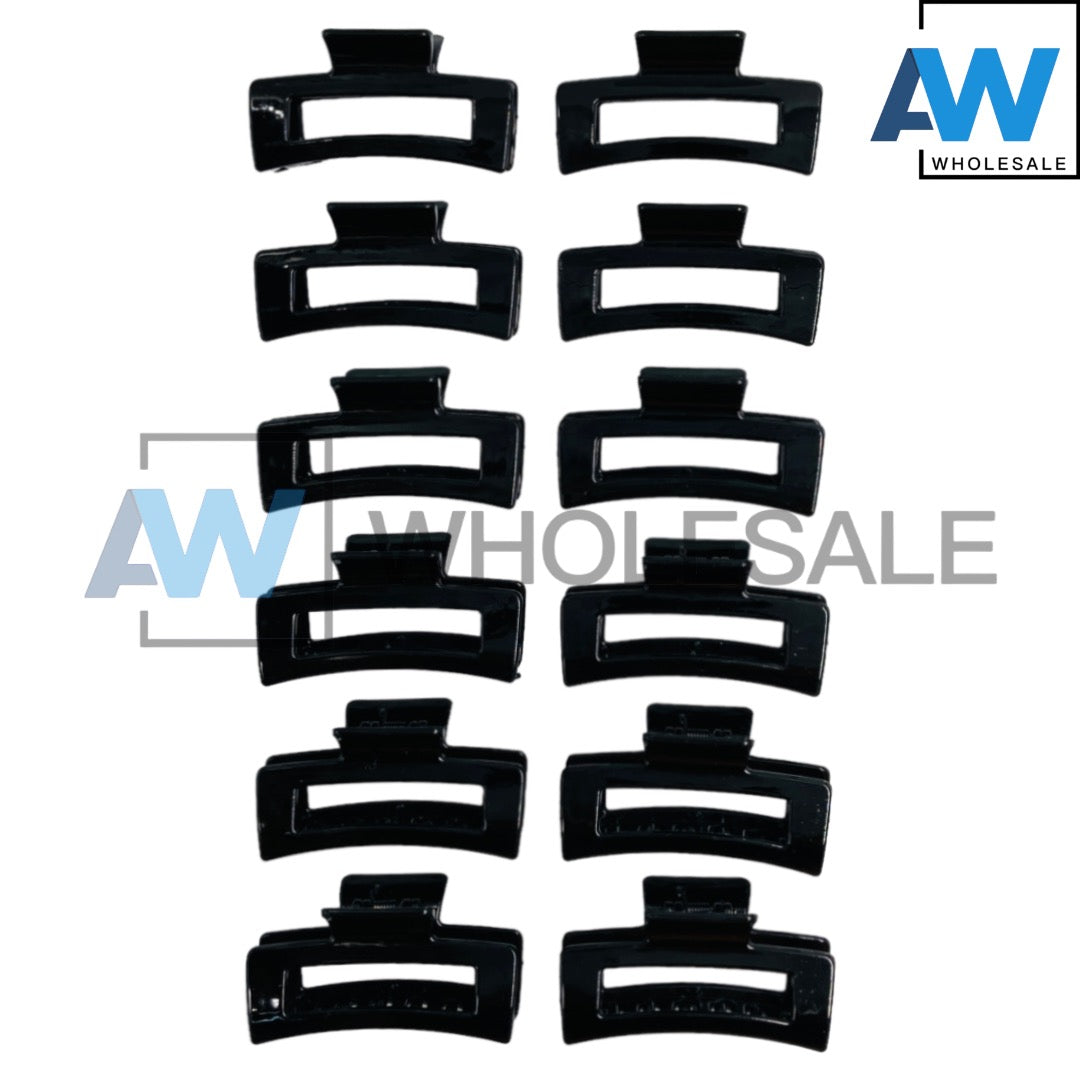 AB-312 (12 pcs) Matte 9 cm Hair Clamps