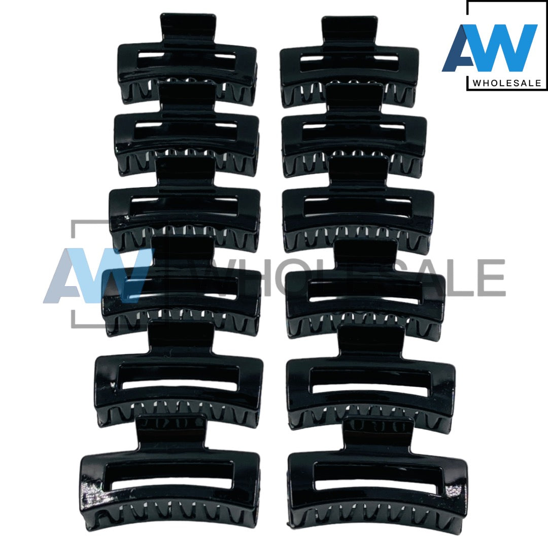 AB-312 (12 pcs) Matte 9 cm Hair Clamps