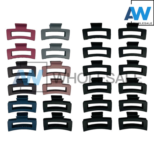 AB-559 (12 pcs) Matte 9 cm Hair Clamps