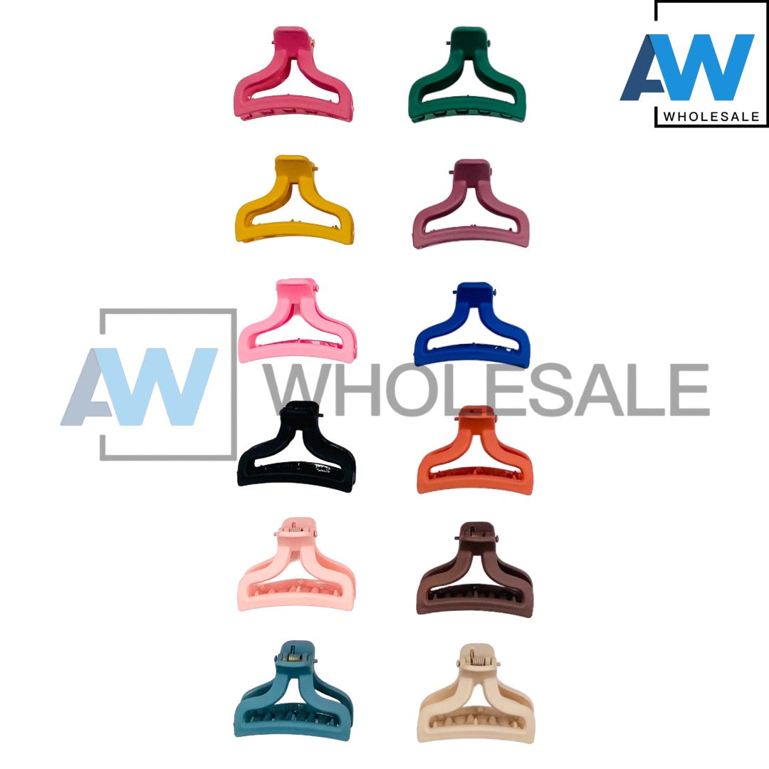 AB-570 (12 pcs) Matte Mini Hair Clips