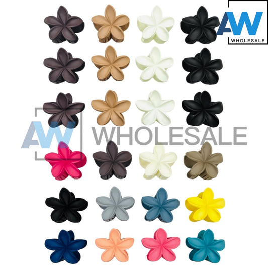 AB-581 (12 pcs) Matte 7.5 cm Hair Clamps