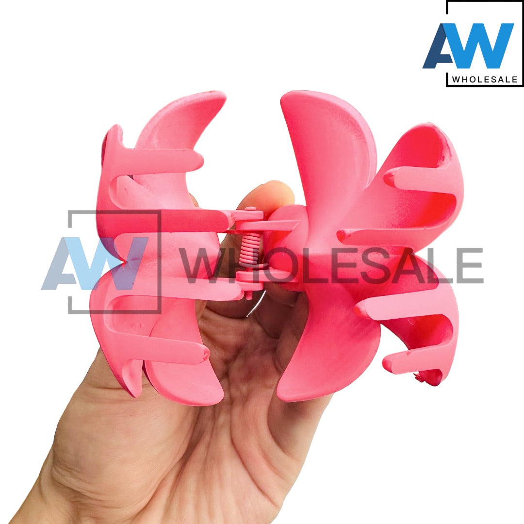 AB-581 (12 pcs) Matte 7.5 cm Hair Clamps