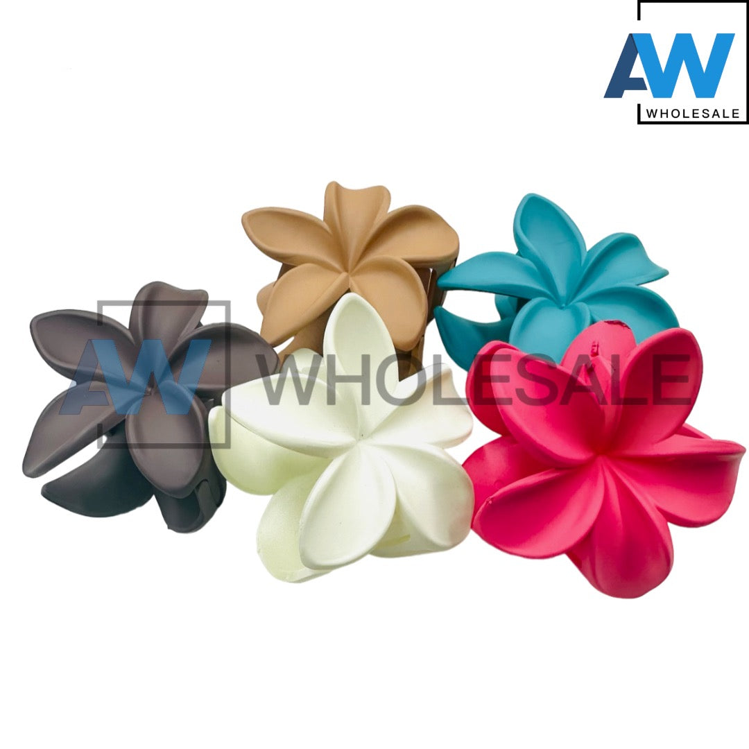 AB-581 (12 pcs) Matte 7.5 cm Hair Clamps
