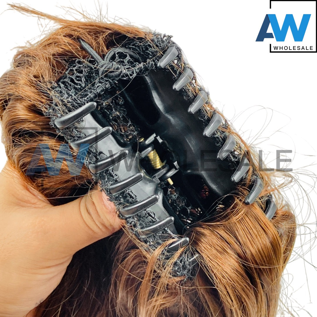 AB-657/AB-657A (1 pc) Long Synthetic Hair Hair Clamps