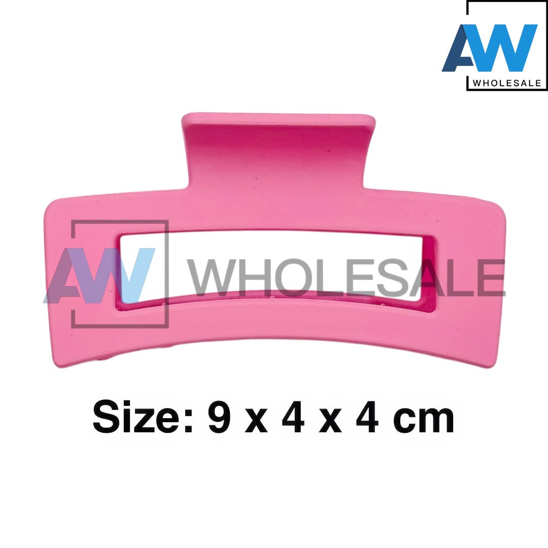AB-692A (12 pcs) Matte 8.5 cm Hair Clamps