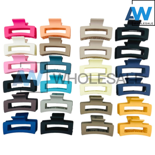 AB-769 (12 pcs) Matte 7 cm Hair Clamps