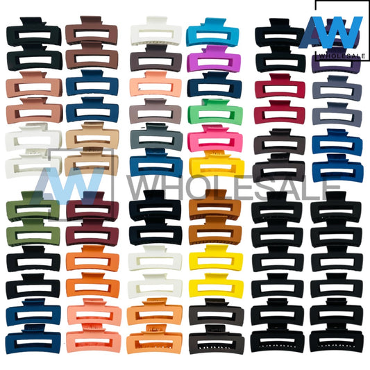 AB-868 (12 pcs) Matte 11 cm Hair Clamps