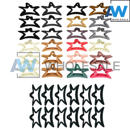 AB-930 (12 pcs) Matte 11 cm Hair Clamps