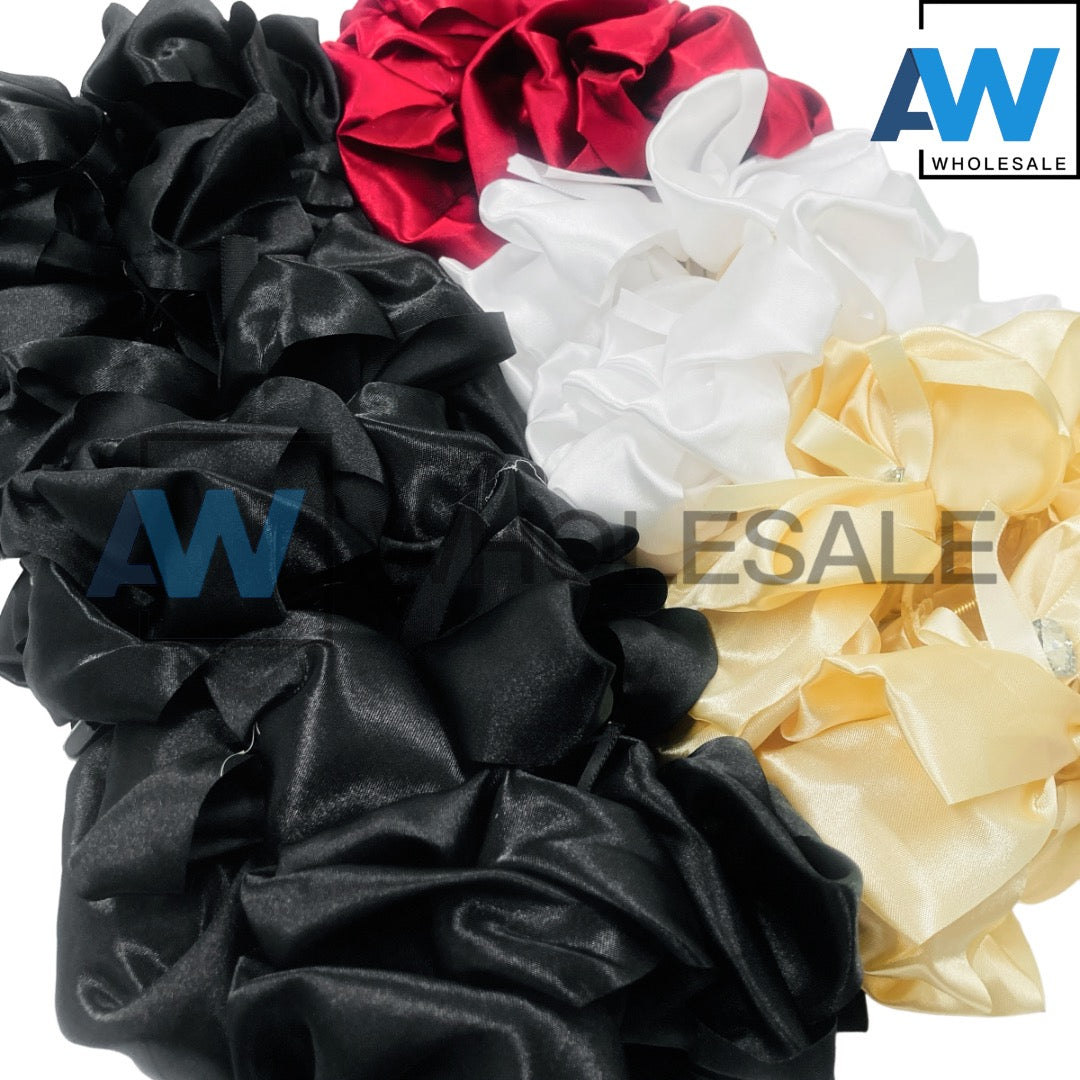 AB-953 (12 pcs) Fabric 11 cm Hair Clamps