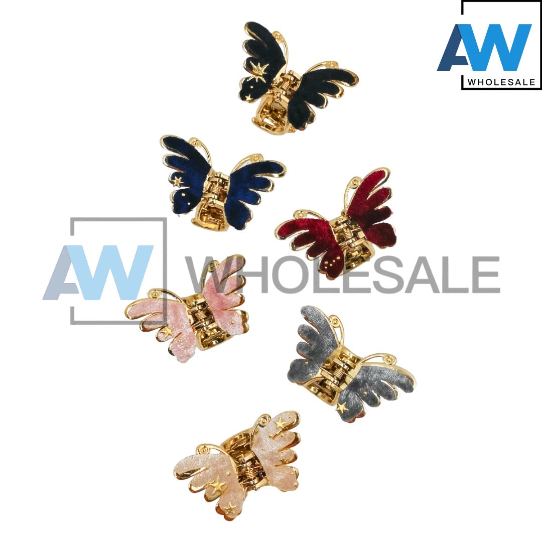 AB-976 (12 pcs) Fabric 5.5 Hair Clamps