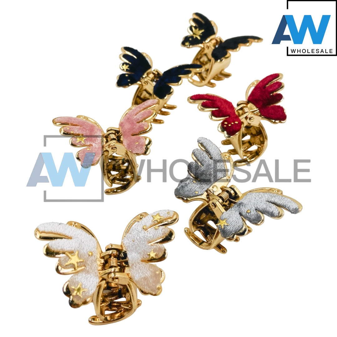 AB-976 (12 pcs) Fabric 5.5 Hair Clamps
