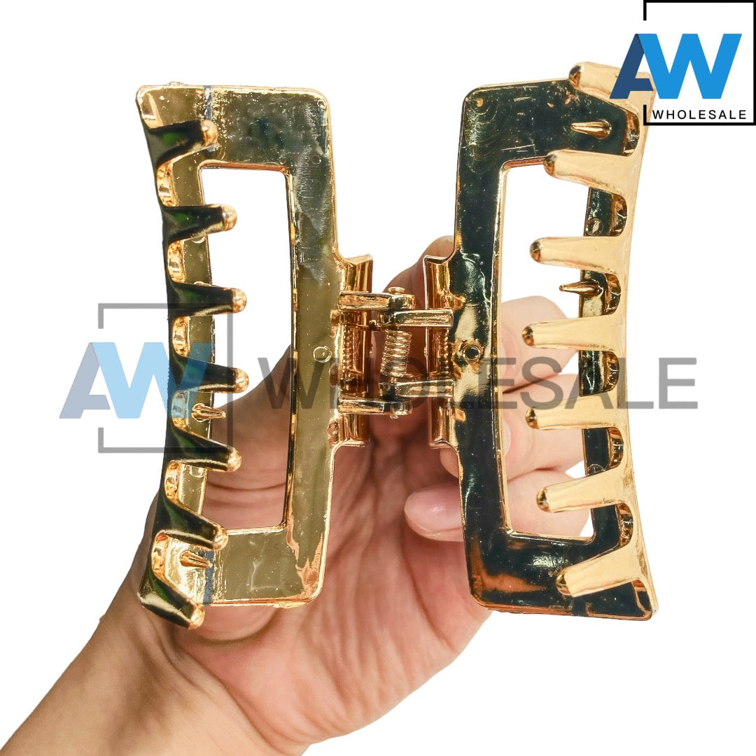 AB-978 (12 pcs) Fabric 8.5 cm Hair Clamps