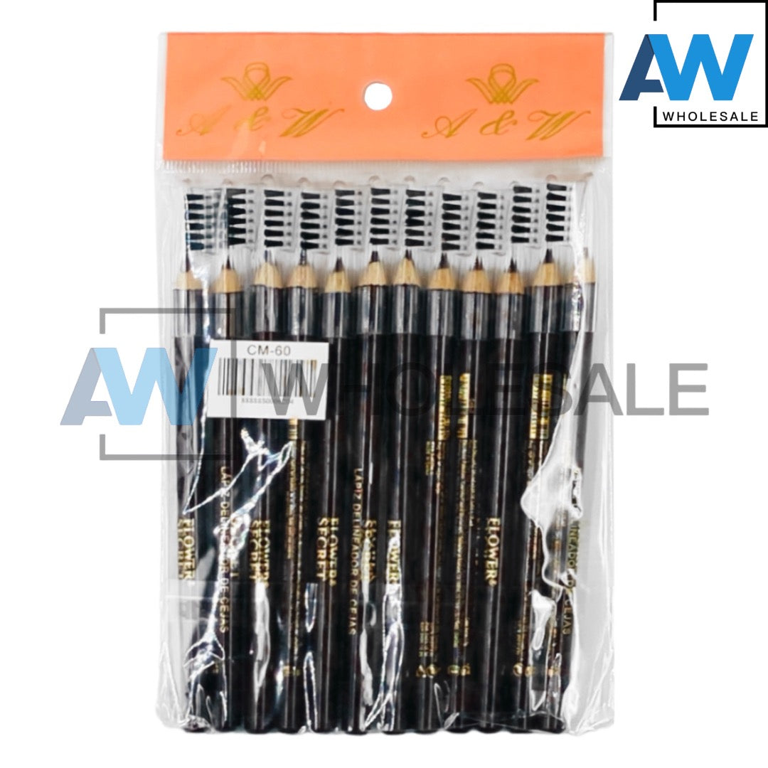 CM-60 (12 pcs) Brown Eyeliner With Brush