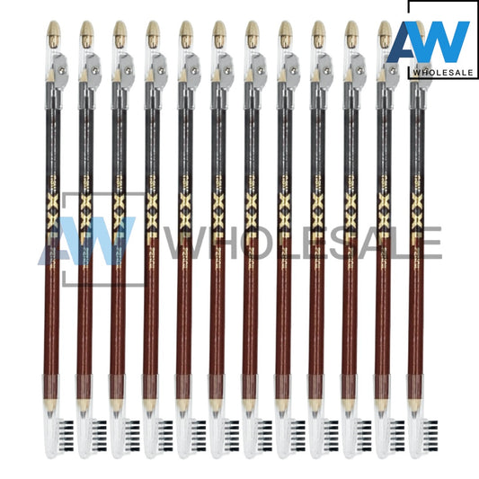 CM-61 (12 pcs) Brown Eyeliner With Brush