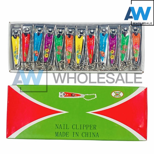 DU-13 (12 pcs) Flower Design Nail Cutter