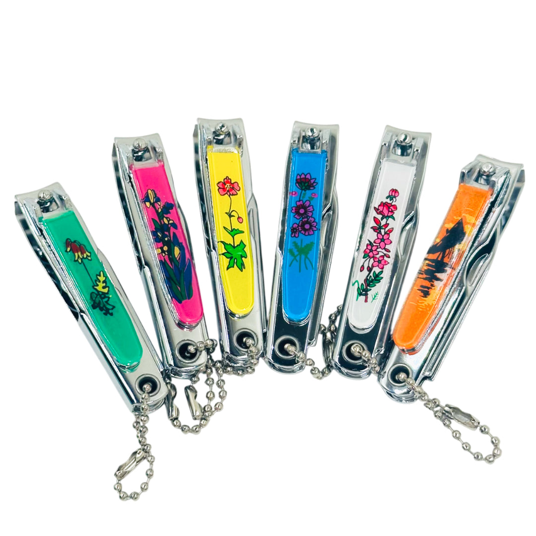 DU-22 (12 pcs) Flower Design Nail Cutter