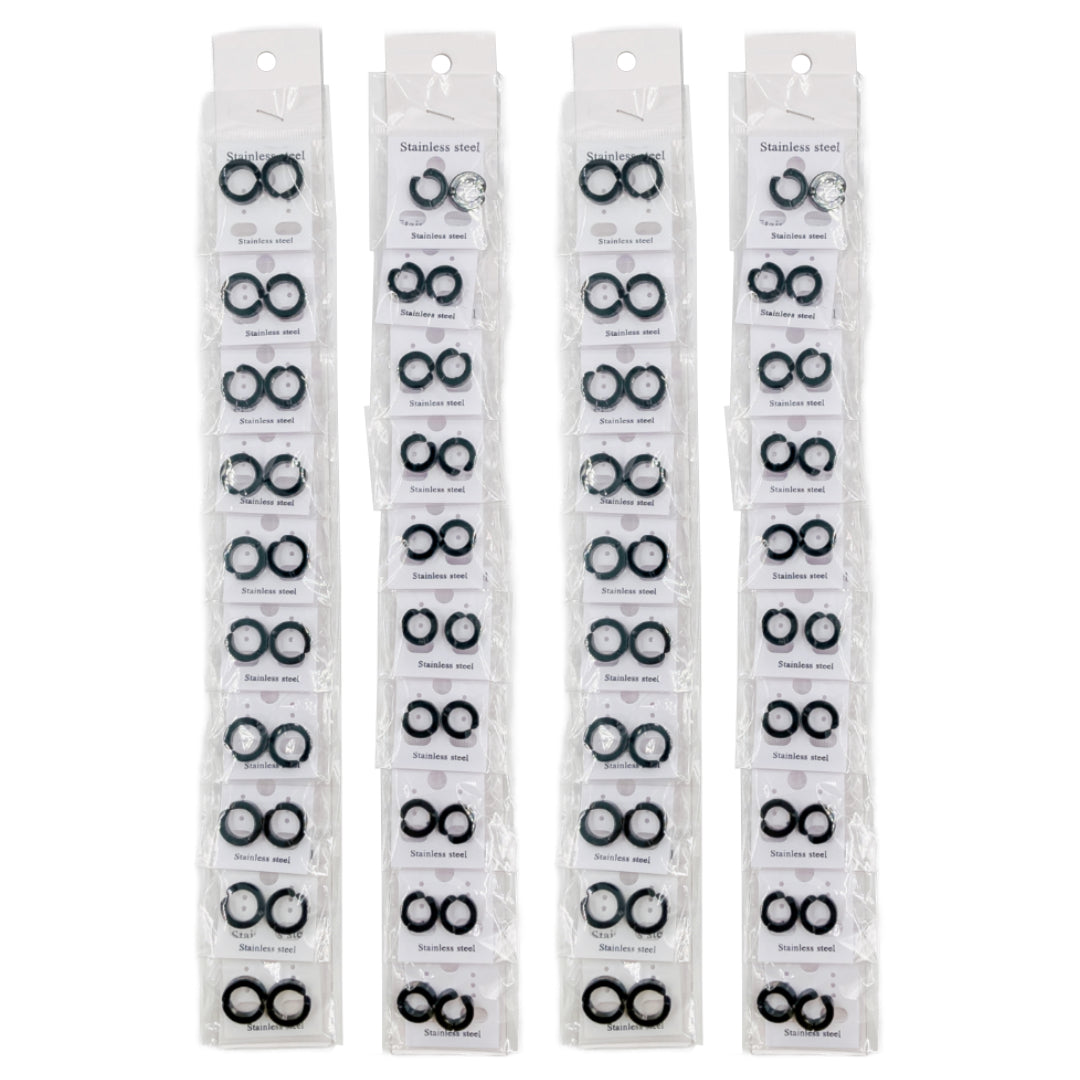 EA-01 (20 pcs) Lazer Printed Earrings