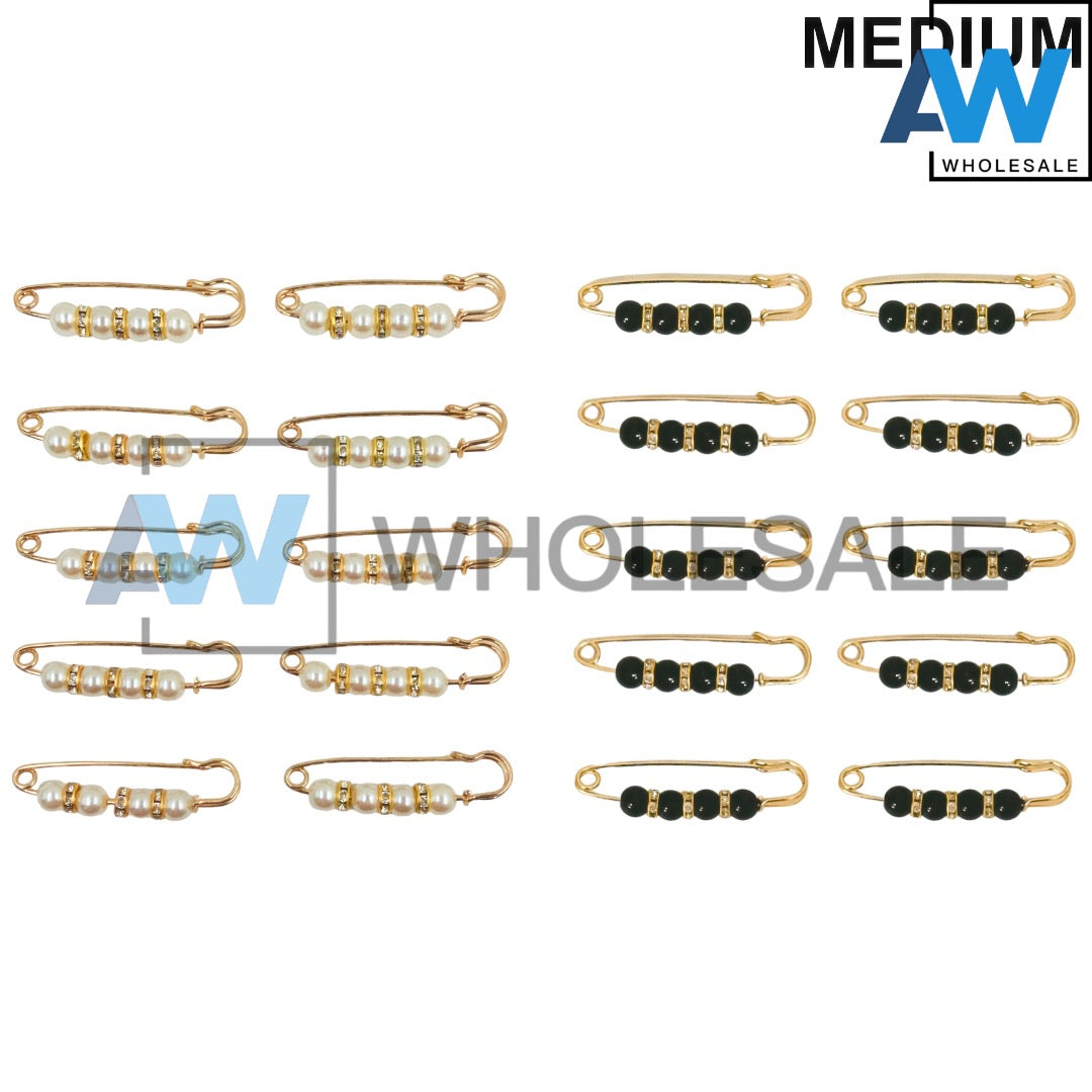 EA-20 (10 pcs) Pearl Adjust Waist Pin