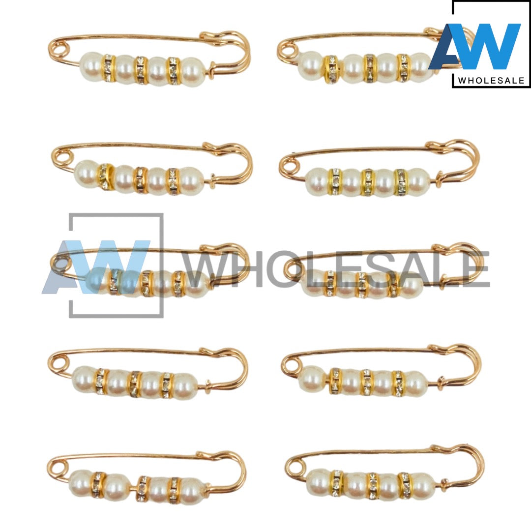 EA-20 (10 pcs) Pearl Adjust Waist Pin