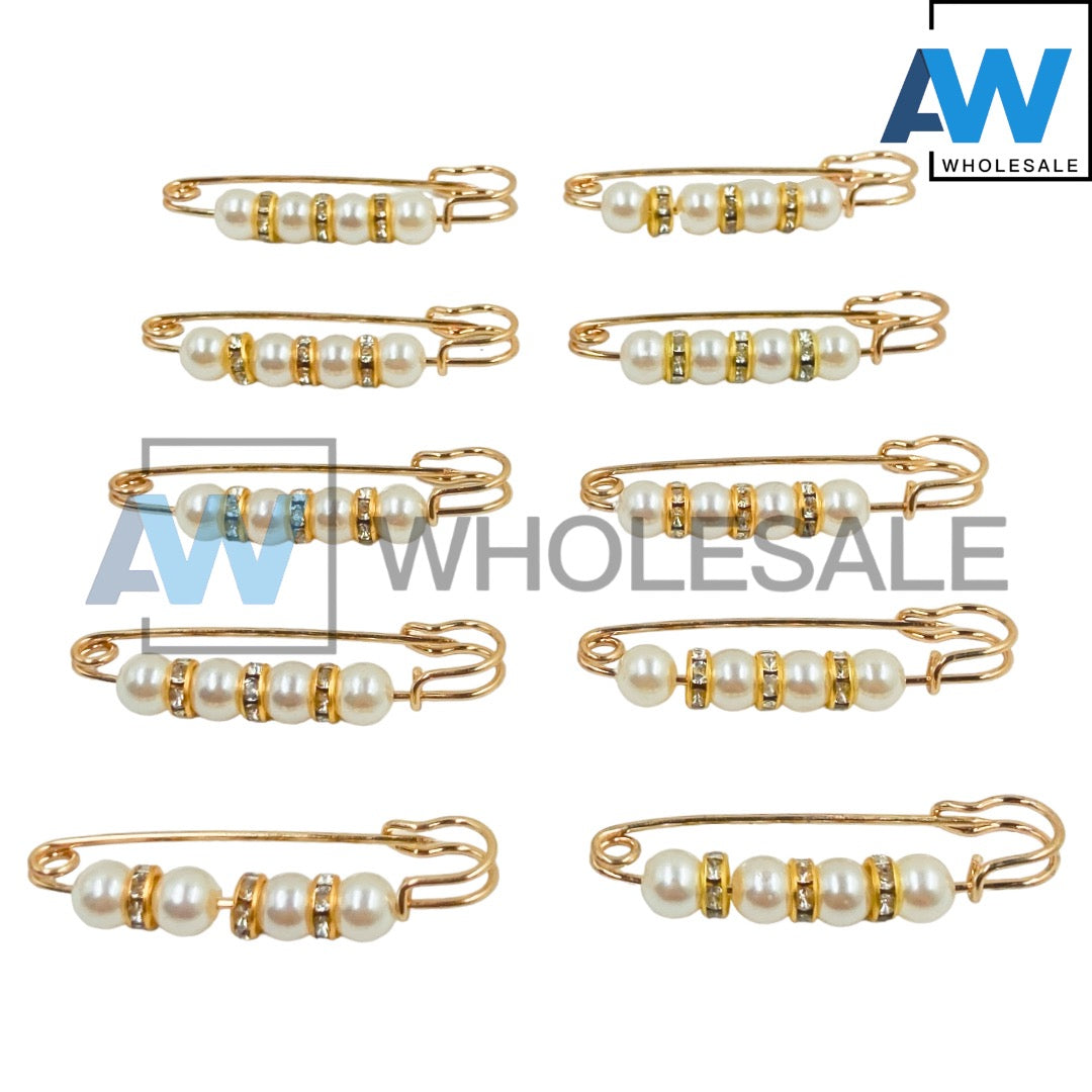 EA-20 (10 pcs) Pearl Adjust Waist Pin