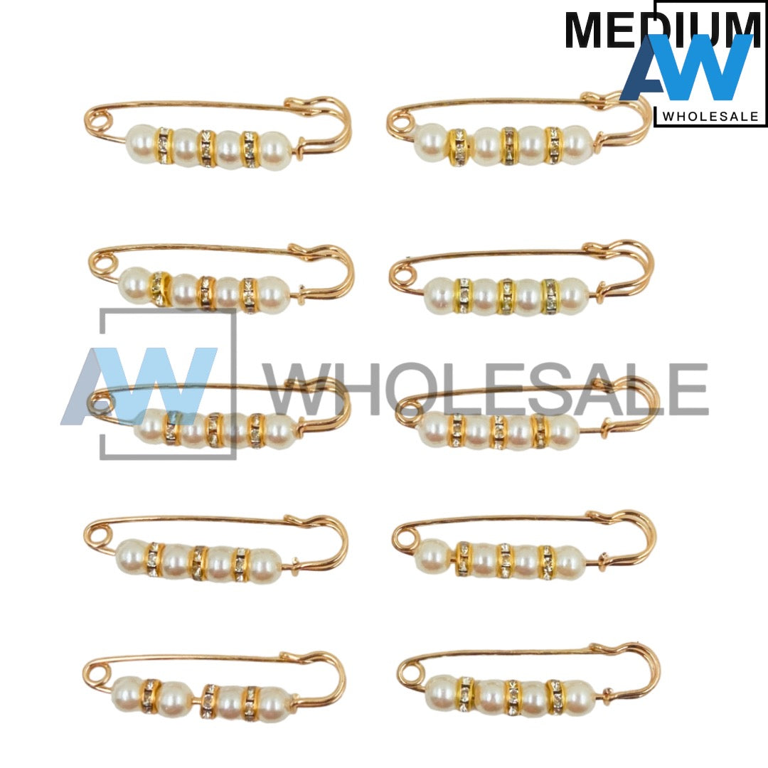 EA-20 (10 pcs) Pearl Adjust Waist Pin