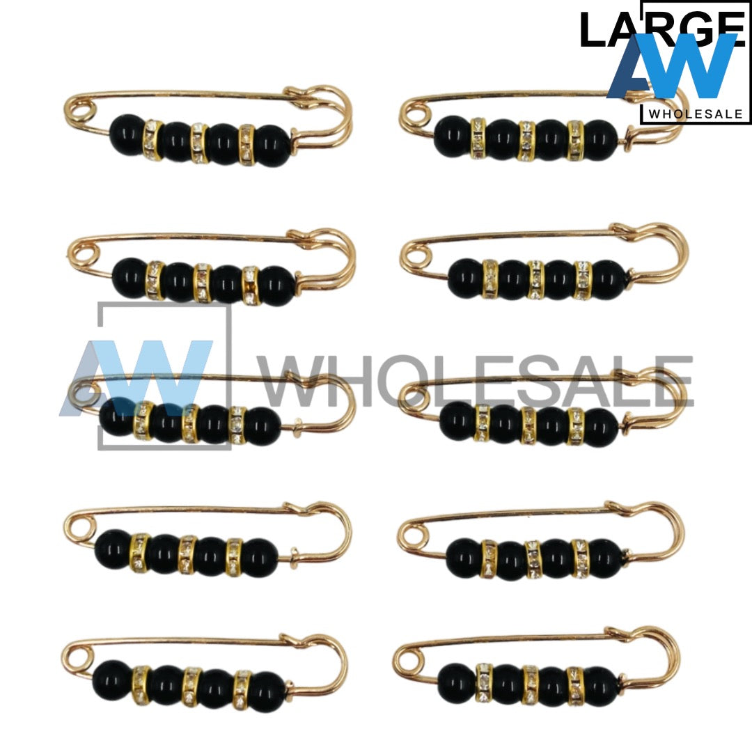 EA-22 (10 pcs) Large Pearl Adjust Waist Pins