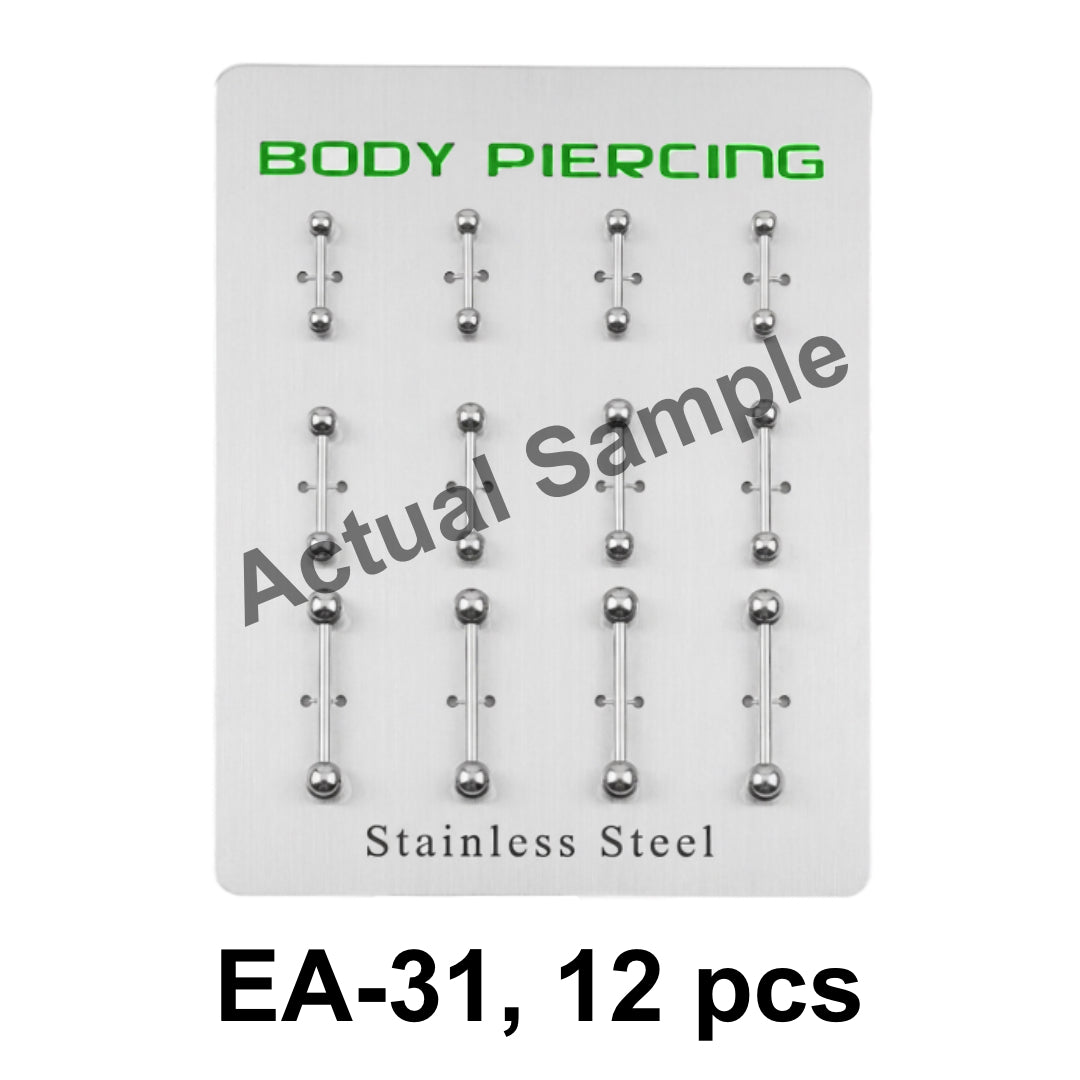 EA-31/EA-32 (12 pcs) 3/4/5 mm Barrel Studs & Horseshoe