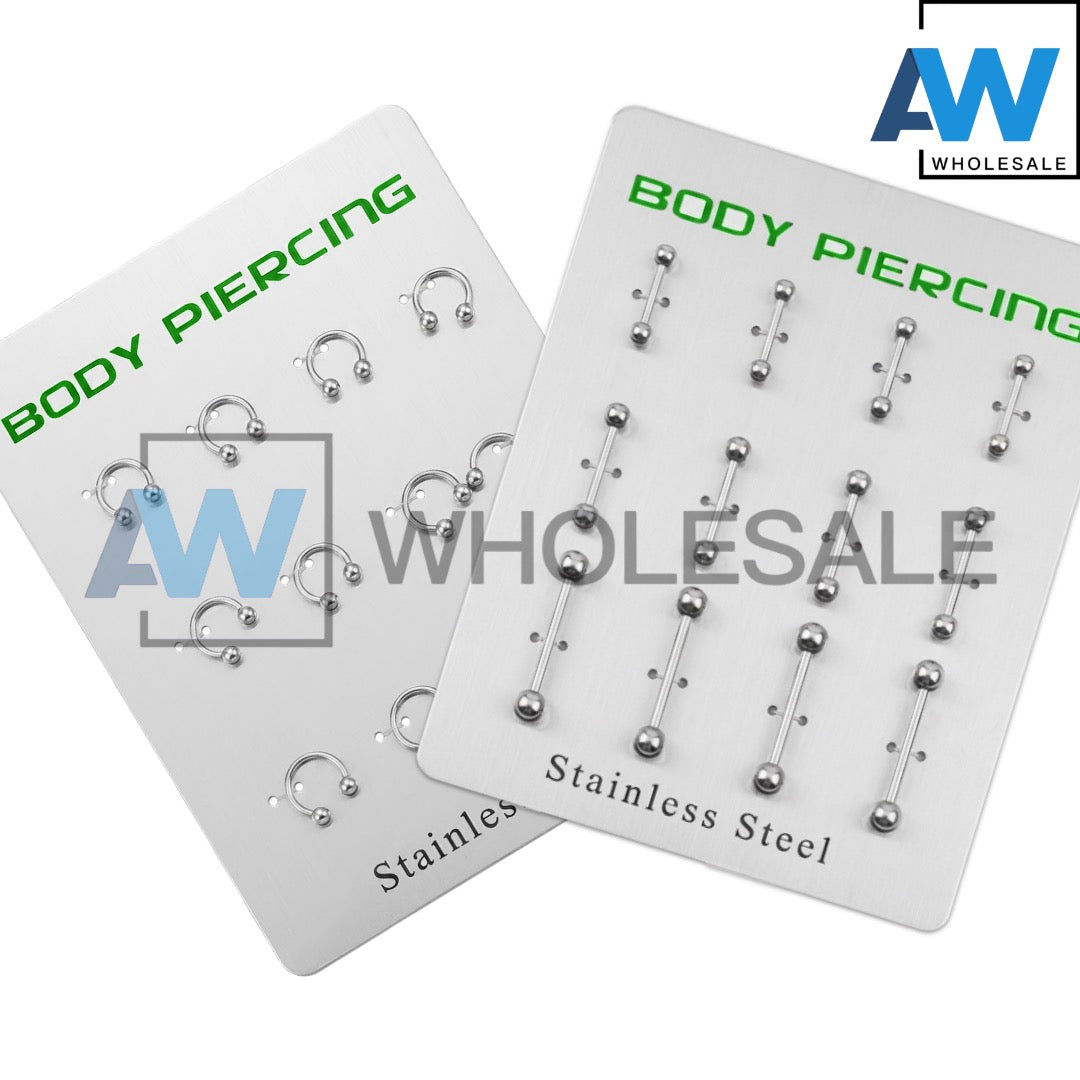 EA-31/EA-32 (12 pcs) 3/4/5 mm Barrel Studs & Horseshoe