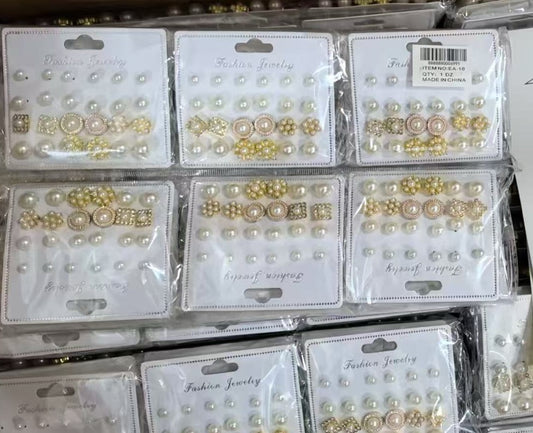 EA-10 (12 cars) 24 in 1 Earrings Set