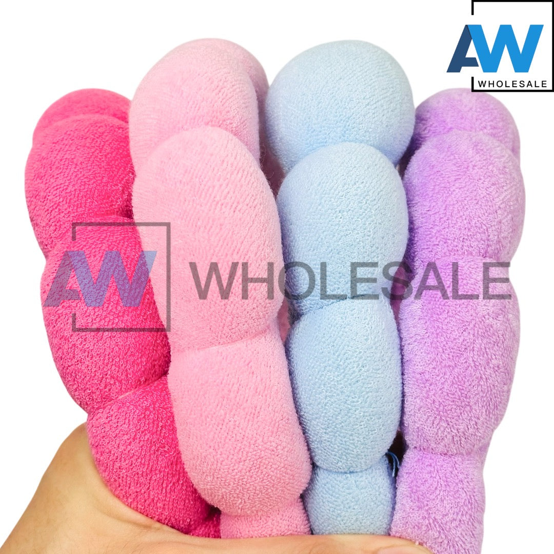 HB-08 (6 pcs) Plush 3 cm Thick Headbands
