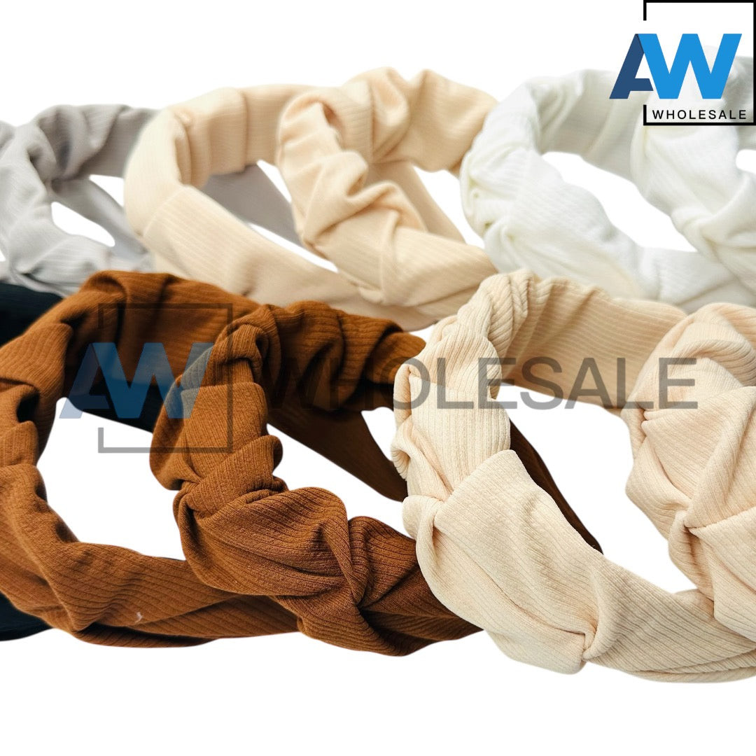 HB-1615 (12 pcs) cm Thick Fabric Headbands