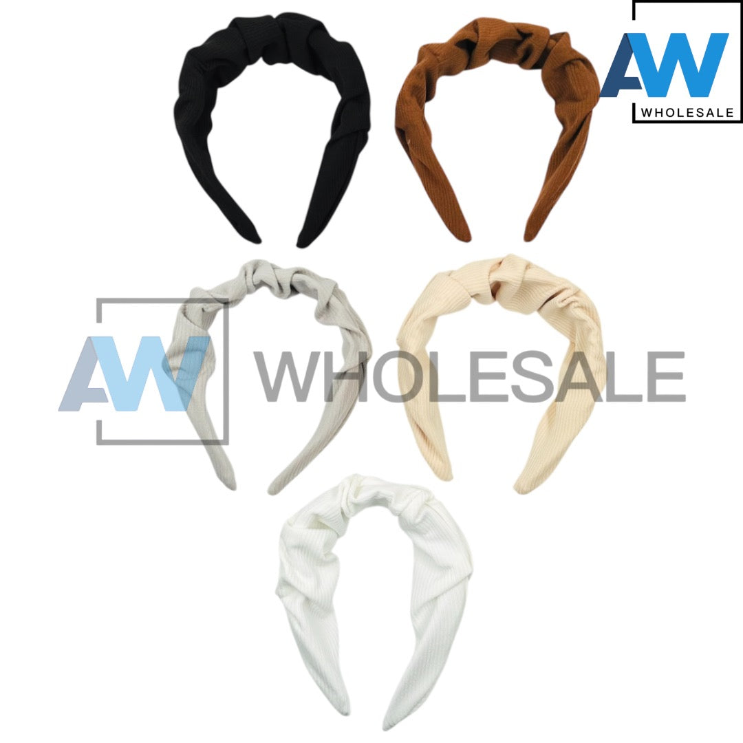 HB-1615 (12 pcs) cm Thick Fabric Headbands