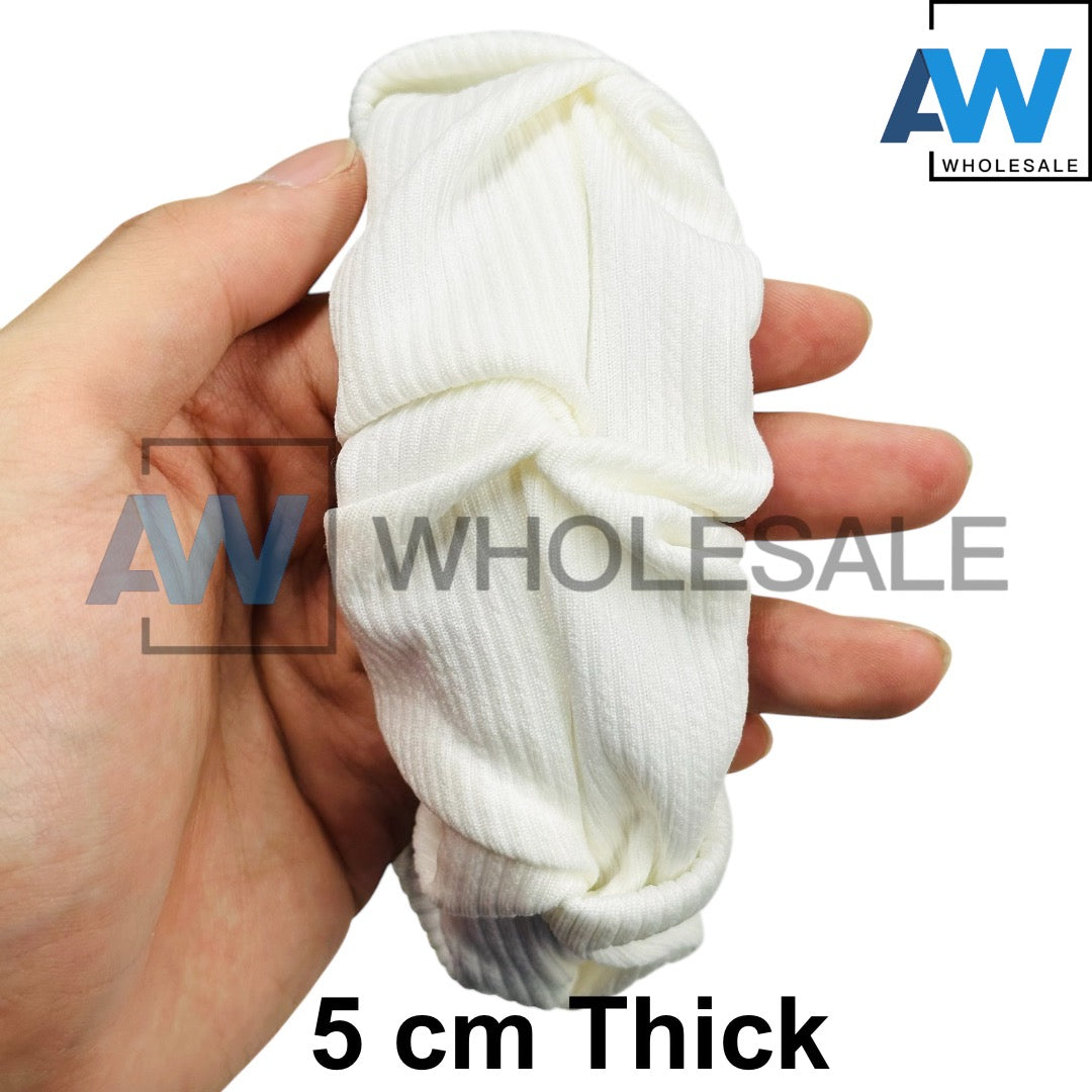 HB-1615 (12 pcs) cm Thick Fabric Headbands