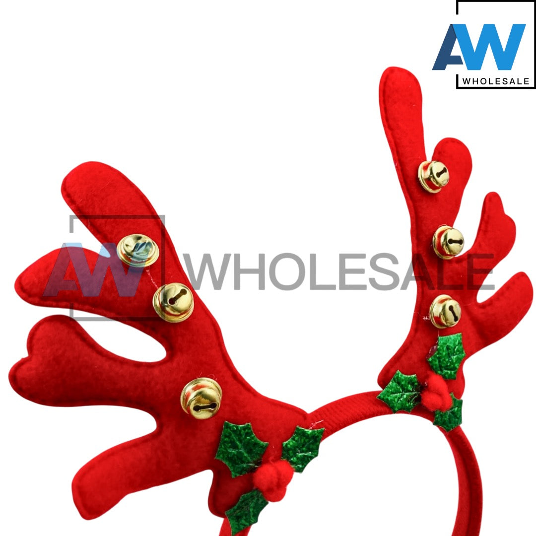 HB-1667 (12 pcs) Reindeer Christmas Headbands