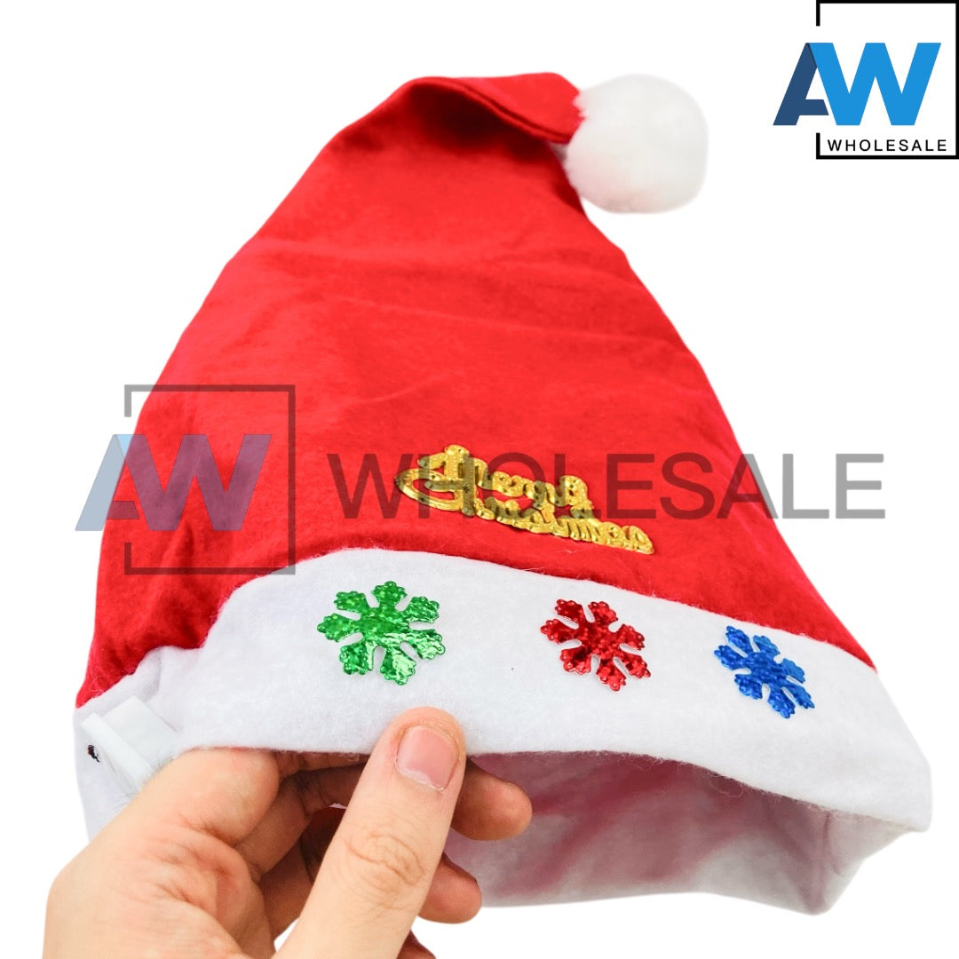 HB-1673 (12 pcs) LED Santa Hat