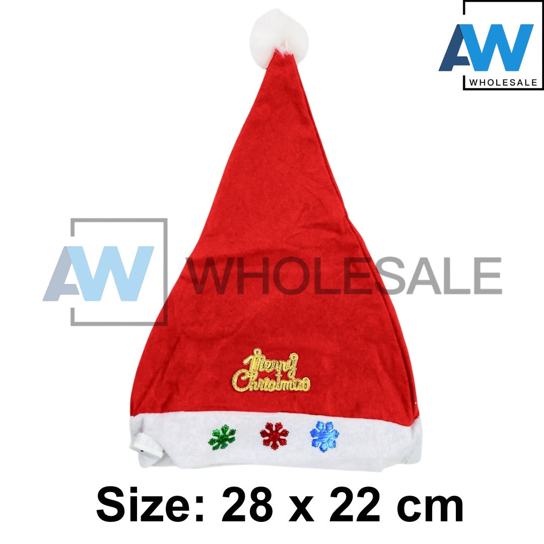 HB-1673 (12 pcs) LED Santa Hat