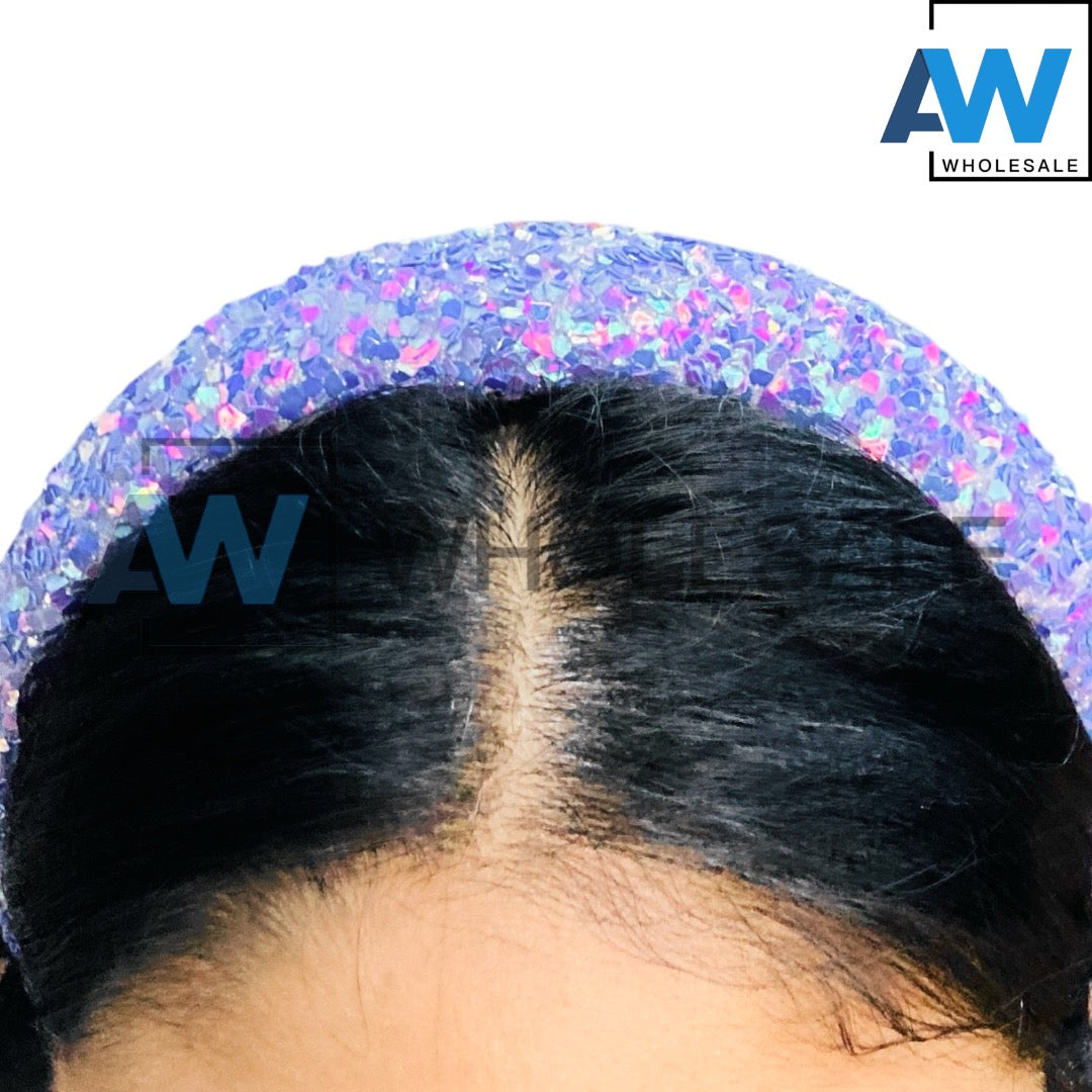 HB-1674 (6 pcs) Rhinestone 3 cm Thick Headbands