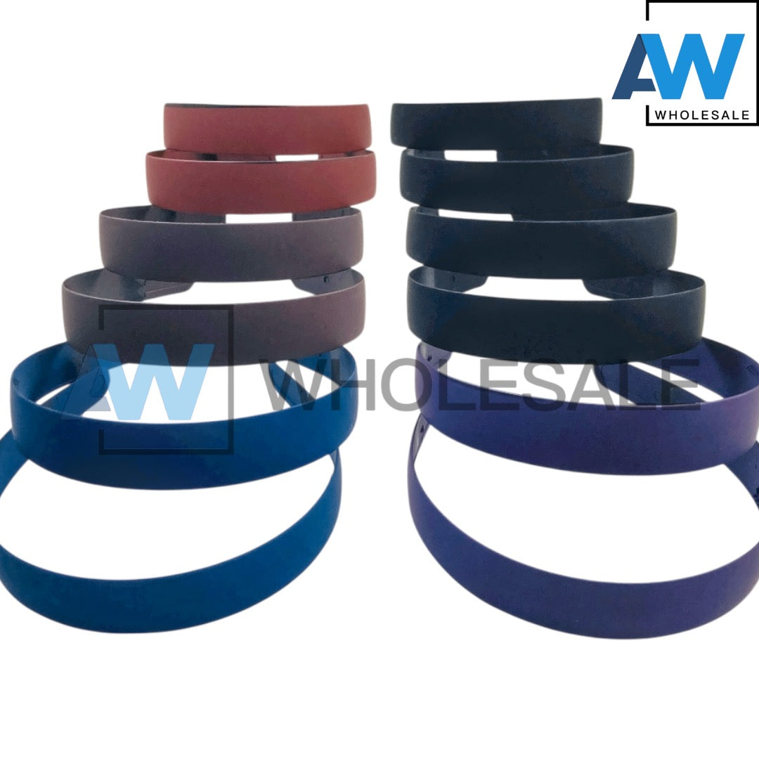 HB-1686 (12 pcs) Matte 2.5 cm Thick Headbands