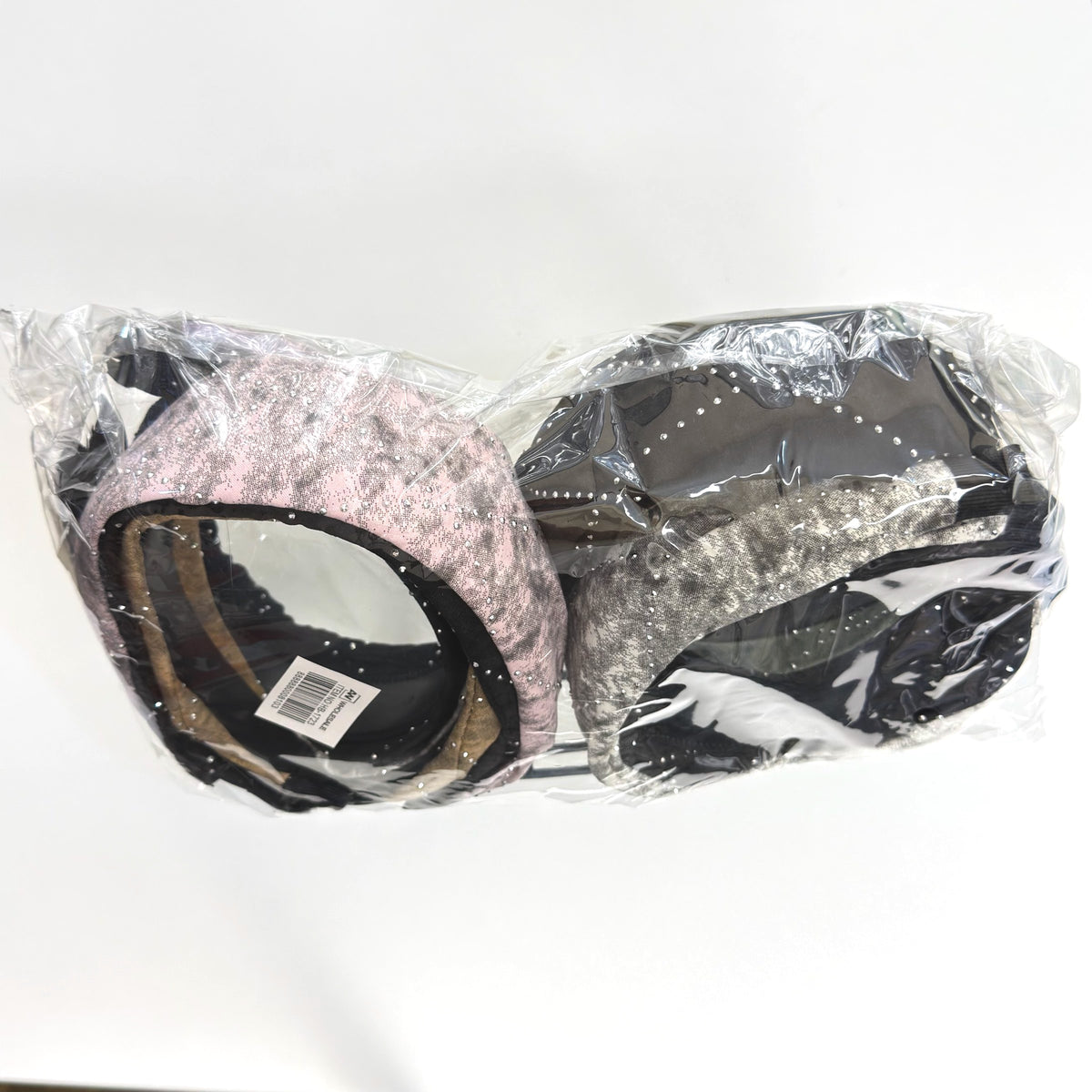 HB-1723 (12 pcs) 6cm Wide Mesh Headband