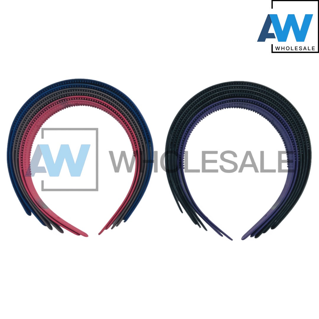 HB-971 (12 pcs) Matte 2 cm Thick Headbands