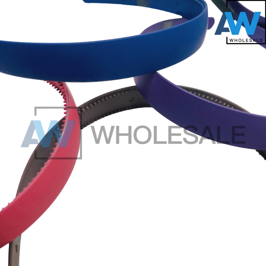 HB-971 (12 pcs) Matte 2 cm Thick Headbands