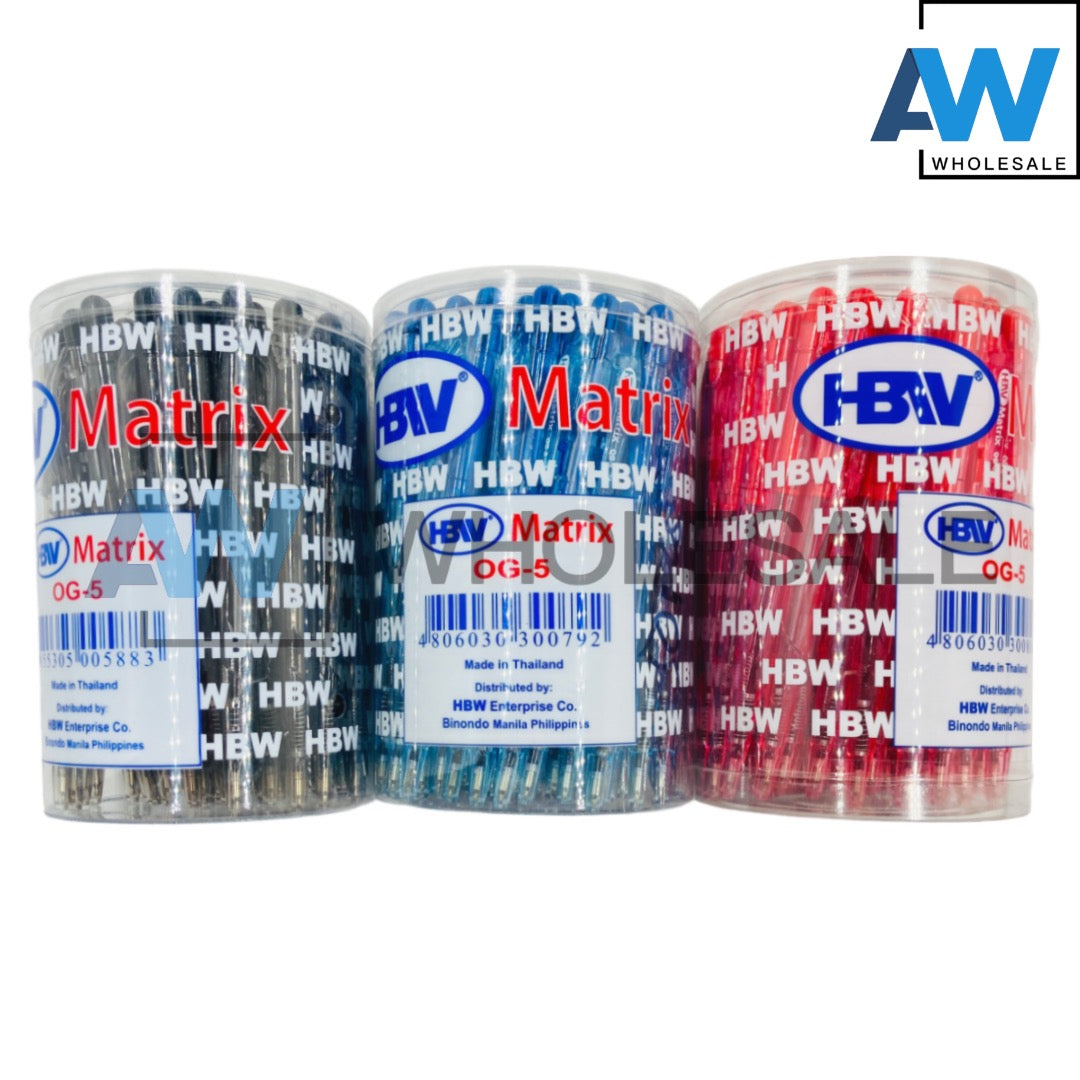 HBW50 (50 pcs) HBW Matrix Gelpen Ballpens