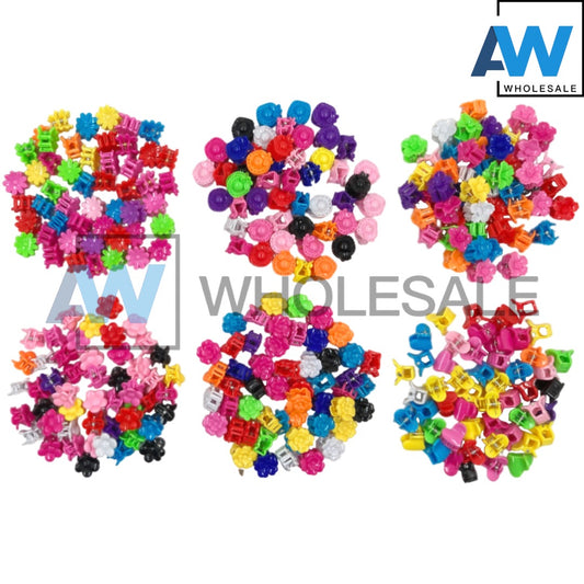 HC-15 (50 pcs) 2 cm PVC Hair Clips