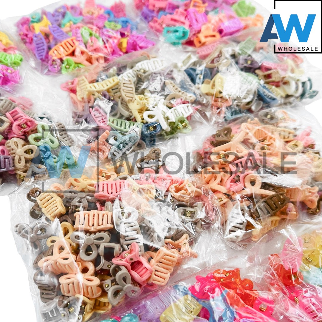 HC-39 (50 pcs) Glossy 2.5 cm Hair Clips