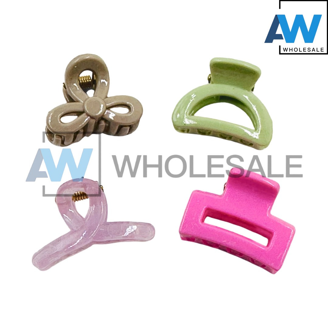 HC-39 (50 pcs) Glossy 2.5 cm Hair Clips