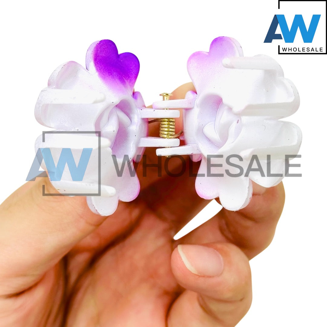 HC-54 (12 pcs) Glossy 4 cm Hair Clips